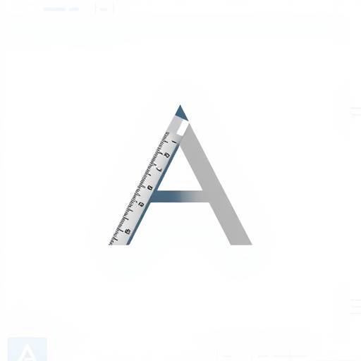 Graphic Design Icon, a pencil and ruler forming a stylish A