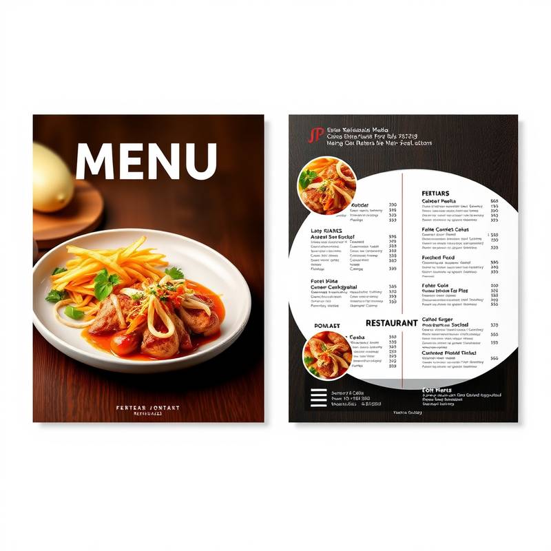 Project Title: Urban Eats Restaurant Menu Design – displaying a modern and appetizing menu design for a restaurant, with a focus on readability and visual appeal.